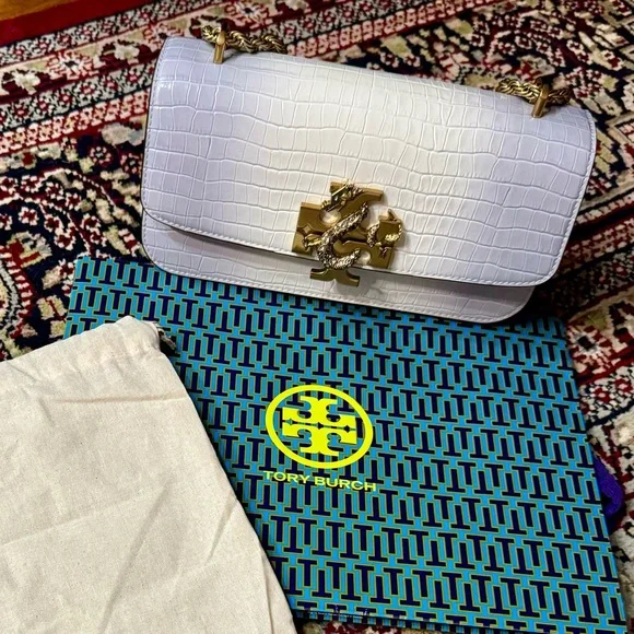 Authentic Tory Burch Eleanor rectangular bag, limited edition 2024 dragon new - Picture 4 of 11